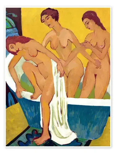 Bañando mujeres de Ernst Ludwig Kirchner akg-images