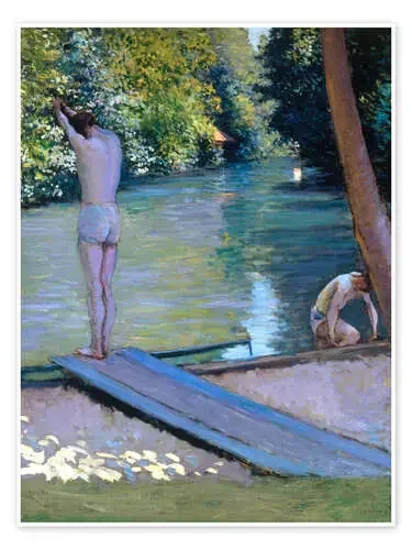Bañistas a orillas del Yerres de Gustave Caillebotte ARTOTHEK