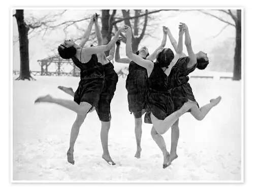 Barefoot Dance In The Snow Bridgeman Images