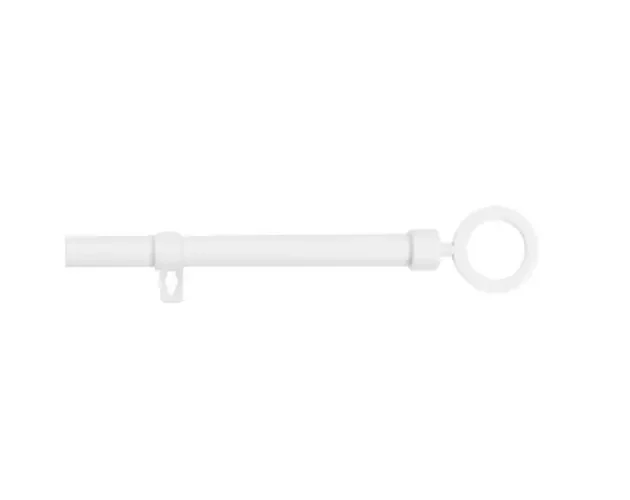 Barra de forja extensible y decorativa(blanco, 120-210cm aros) | Brico Depôt Reso Gratuito