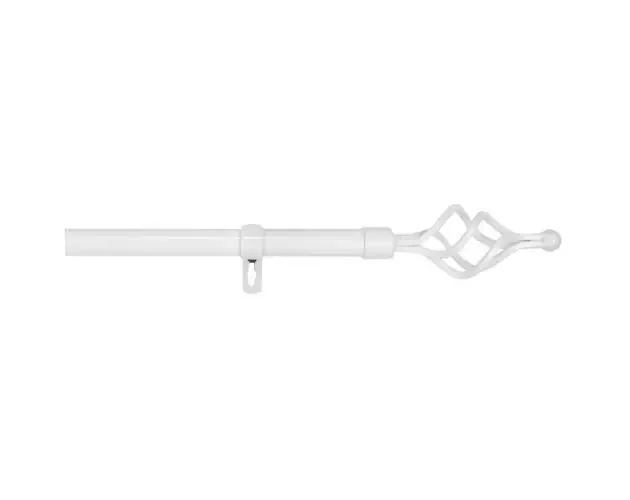Barra de forja universal extensible(blanco, 120-210cm trenza) | Brico Depôt Professionale