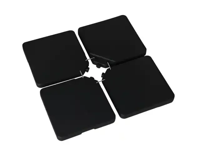 Base de sombrilla 100x100x6.8 cm hdpe Outsunny, deportes y ocio – fitness | Brico Depôt Prezzo Ridotto