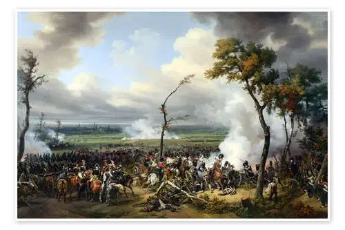 Battle of Hanau, 1813 de Emile Jean Horace Vernet Bridgeman Images
