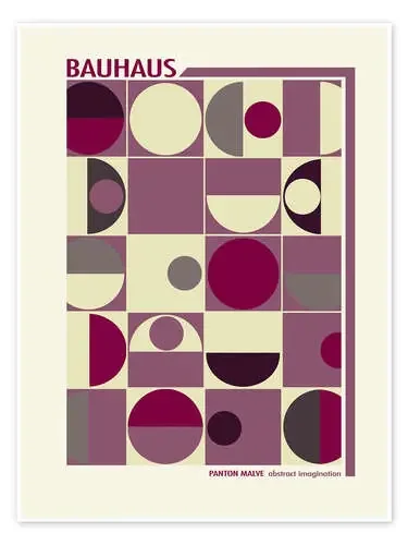 Bauhaus – Panton Malve de Mandy Reinmuth Exhibition Posters