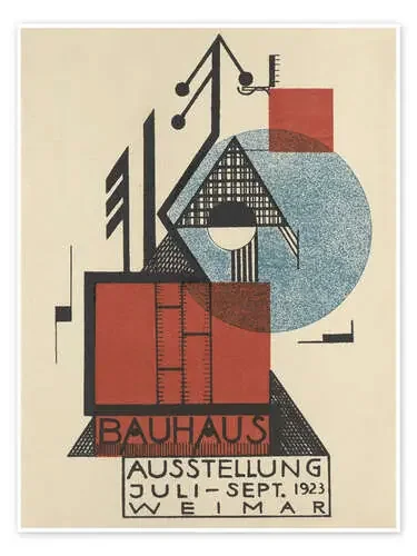 Bauhaus Exhibition 1923, Card IX Exhibition Posters
