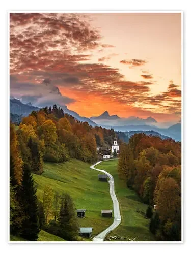 Bavarian Sunset – Germany de Achim Thomae