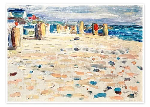 Beach chairs in Holland de Wassily Kandinsky akg-images