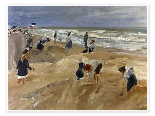 Beach scene in Noordwijk de Max Liebermann ARTOTHEK