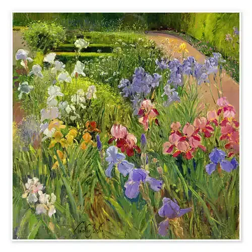 Beautiful flower bed de Timothy Easton Bridgeman Images