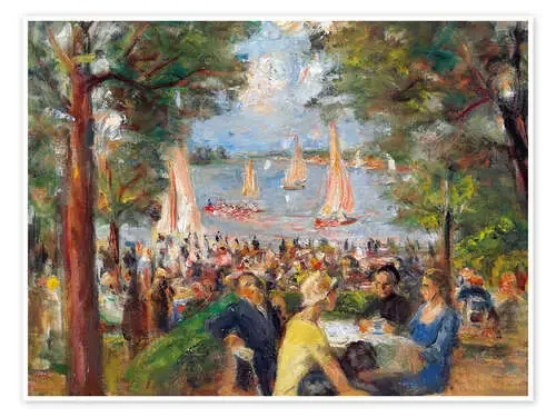 Beer garden on the Havel river de Max Liebermann ARTOTHEK