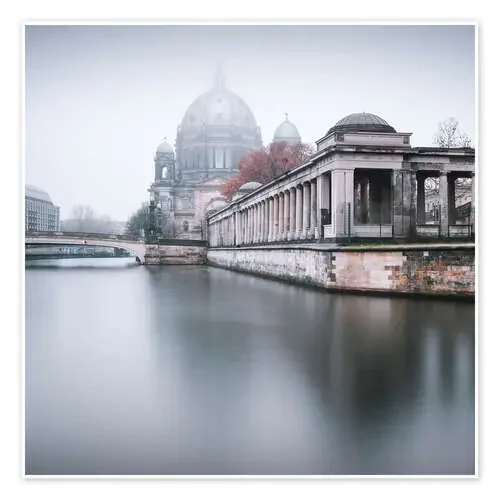 Berlin Cathedral in winter fog de Philipp Dase