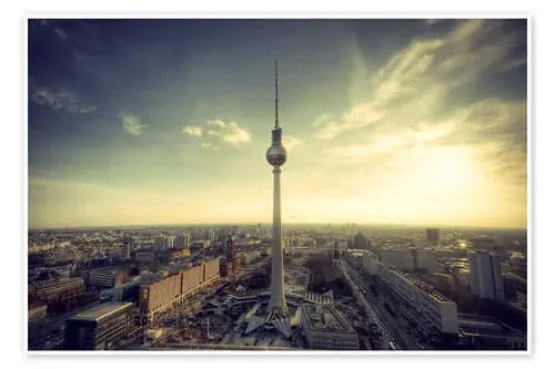 Berlin Panorama in Vintage Editors Choice