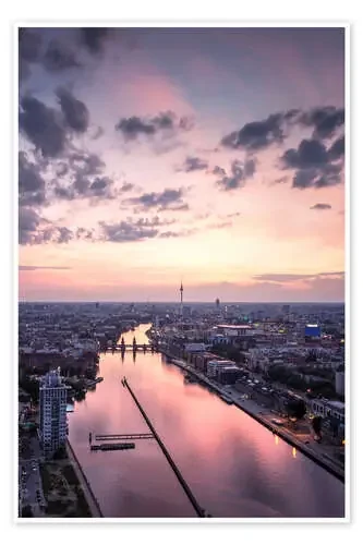 Berlin skyline TV tower de Filtergrafia