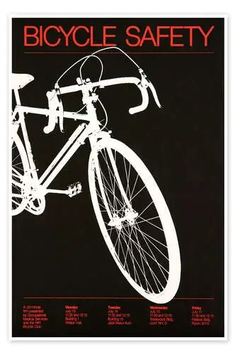 Bicycle Safety de Vintage Advertising Collection Master Collection
