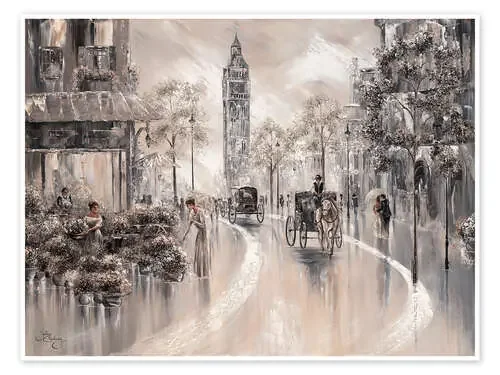 Big Ben, Vintage London de Isabella Karolewicz