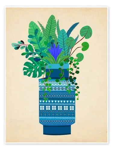 Big Bitossi vase with greenery de Taika Tori