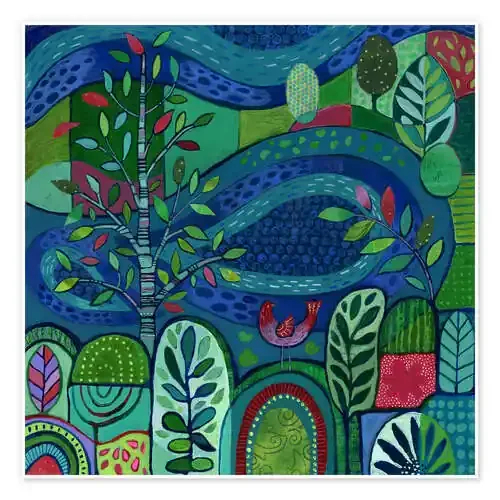 Bird by the Pond de Janet Broxon
