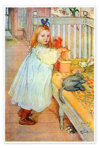 Birgit ama el arte de Carl Larsson Master Collection