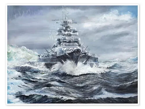 Bismarck en la costa de Groenlandia de Vincent Alexander Booth Bridgeman Images