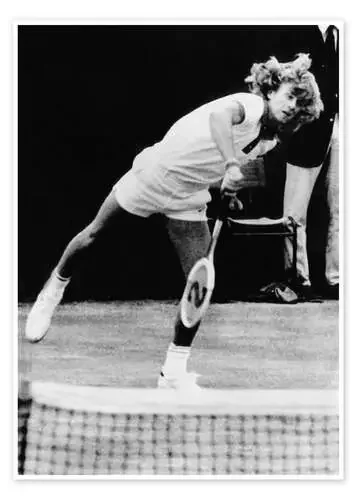 Bjorn Borg at Wimbledon, 1974 Everett Collection