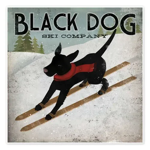 Black Dog Ski Company de Ryan Fowler Wild Apple Graphics