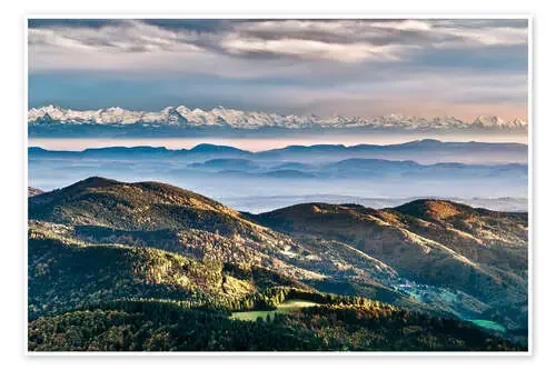 Black Forest Alps Panorama de Andreas Wonisch