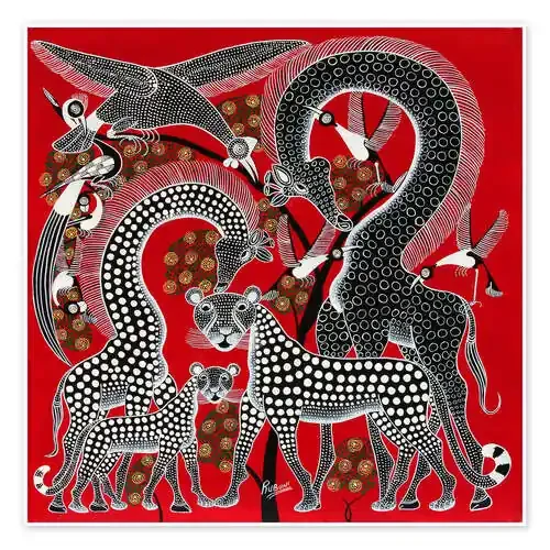 Black wildlife de Rubuni Tanzania Art & Licensing