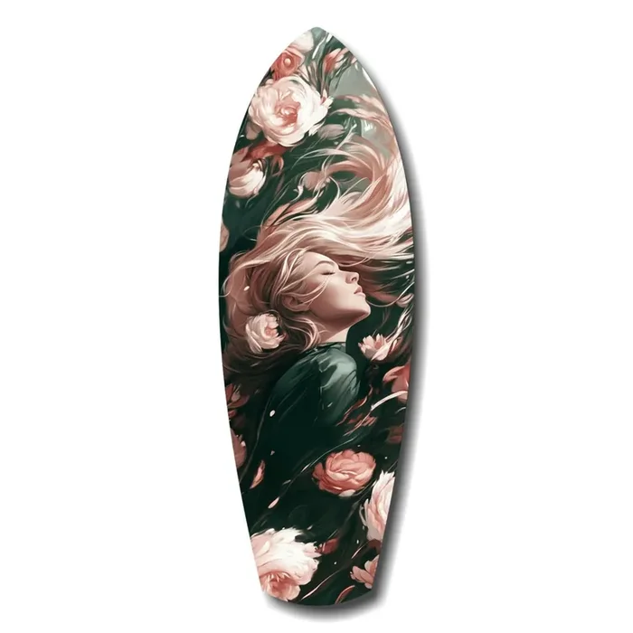 Blooming Breeze Glass Wall Art – 12 » X 35 «