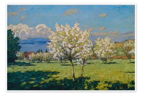 Blossoming Cherry Trees – Pyotr Petrovichev, 1919 ARTOTHEK
