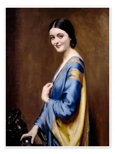 Blue, Golden Dress de Albert Henry Collings Bridgeman Images
