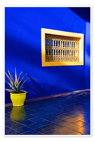 Blue house, Majorelle Garden de Guy Thouvenin Robert Harding