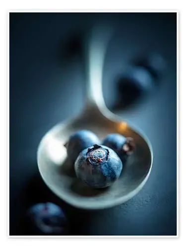 Blueberry Macro Still Life de Johan Swanepoel