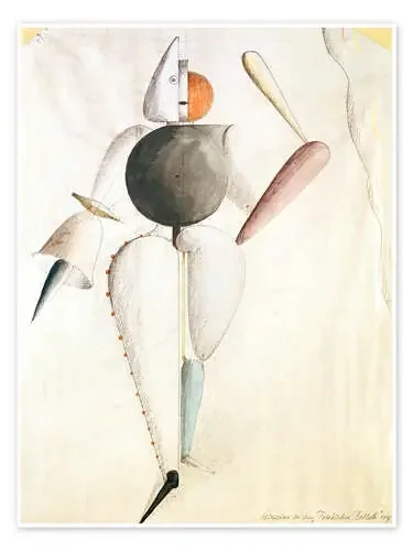 Boceto para el ballet triádico de Oskar Schlemmer Master Collection