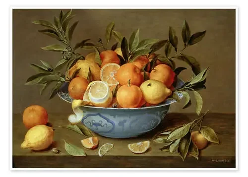 Bodegón con naranjas y limones de Jacob van Hulsdonck Bridgeman Images