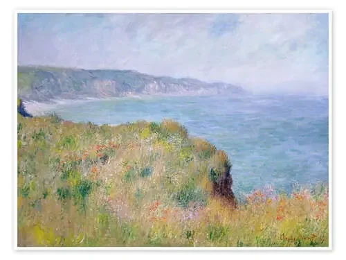 Borde del acantilado, Pourville de Claude Monet Master Collection