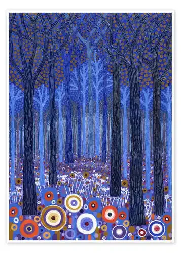Bosque azul de David Newton Bridgeman Images