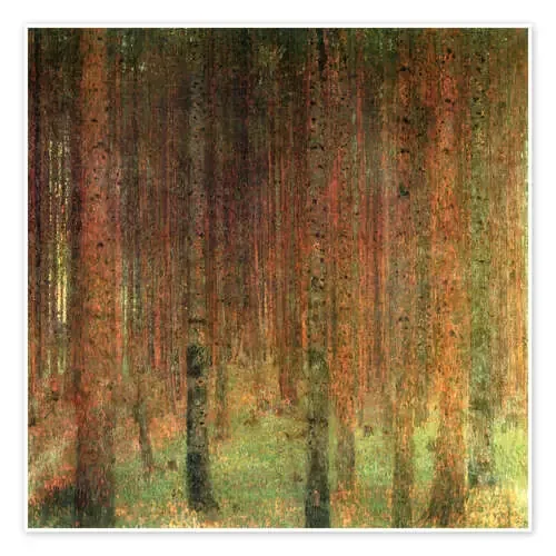 Bosque de pinos II de Gustav Klimt Master Collection