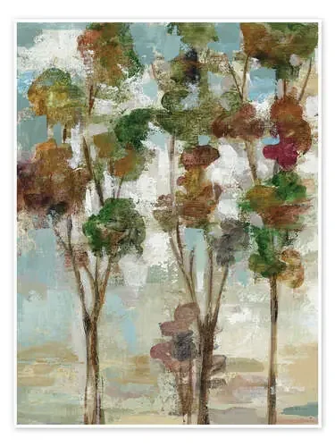 Bosque tranquilo II de Silvia Vassileva Wild Apple Graphics