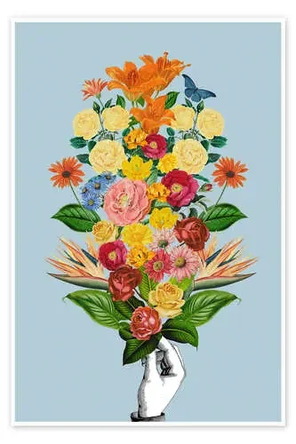 Botanical Blue Bouquet de Frida Floral Studio