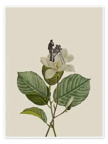 Botanical Vintage Cameraman de Frida Floral Studio