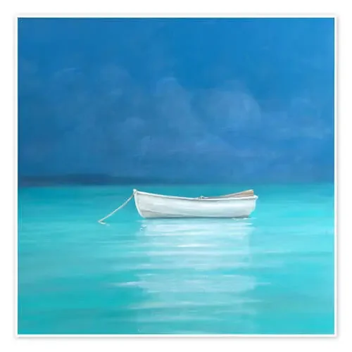 Bote blanco, Kilifi 2012 de Lincoln Seligman Bridgeman Images