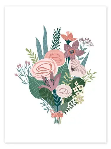 Bouquet on white Editors Choice
