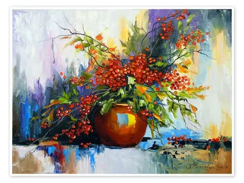 Bouquet with branches of berries de Olha Darchuk