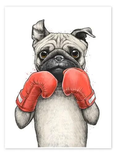 Boxer Pug de Nikita Korenkov