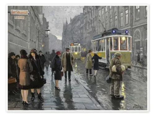 Bredgade in Copenhagen de Paul Fischer Master Collection
