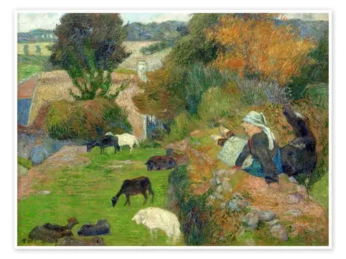 Bretonnian Shepherdess de Paul Gauguin akg-images