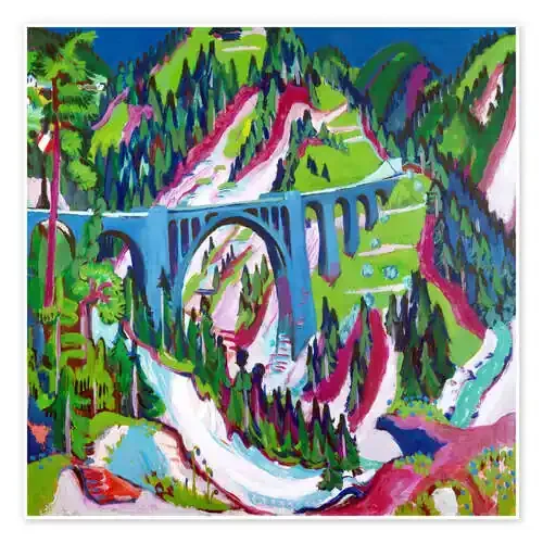 Bridge near Wiesen de Ernst Ludwig Kirchner ARTOTHEK