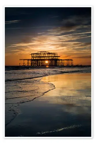 Brighton West Pier Sunset de Simon West