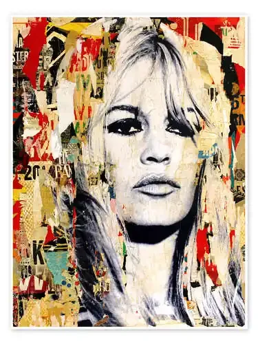 Brigitte Bardot Portrait de Michiel Folkers