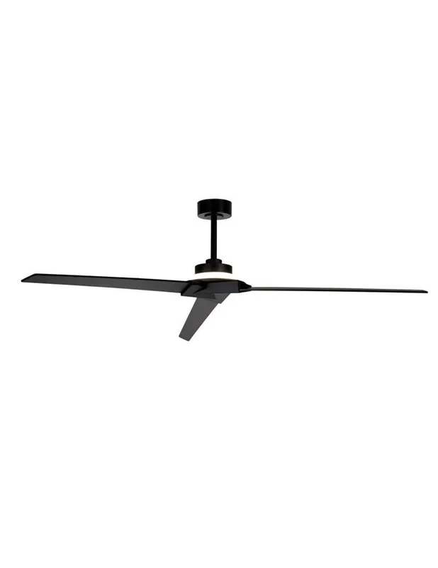 Brisa Ventilador Negro Madera Mantra 177 CM